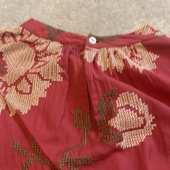 Pink/Red Payal Pratap Blouse from Anthropologie, Size 4 - Picture 9 of 9